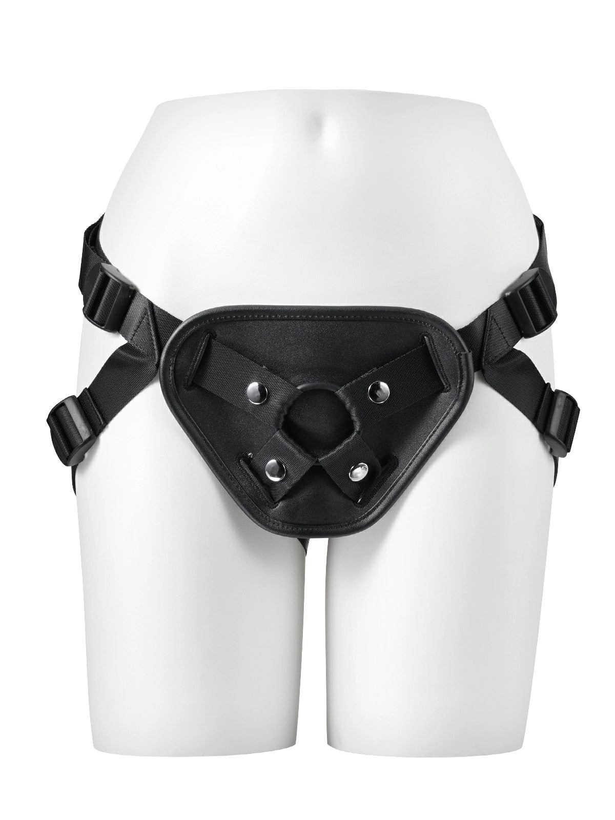 Arno | Harness aus PU-Leder mit drei Ringgrössen, ohne Dildo