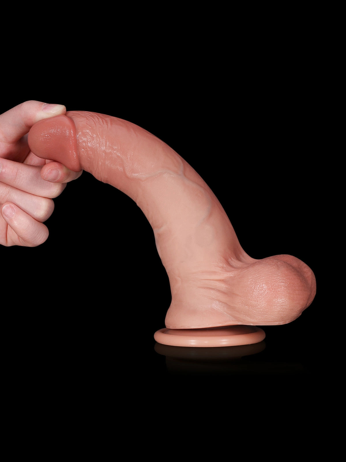 Florian | Realistischer Dildo mit gleitender Hautschicht | 22 cm