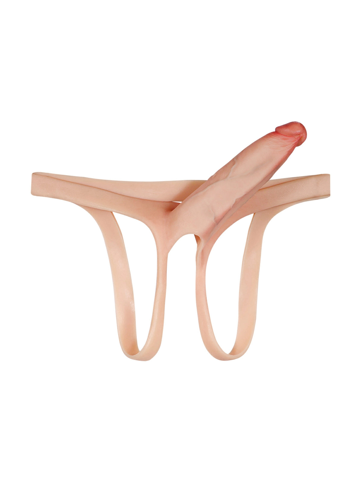 Leon | Hohler Umschnalldildo wahlweise weich oder fest | 19 cm