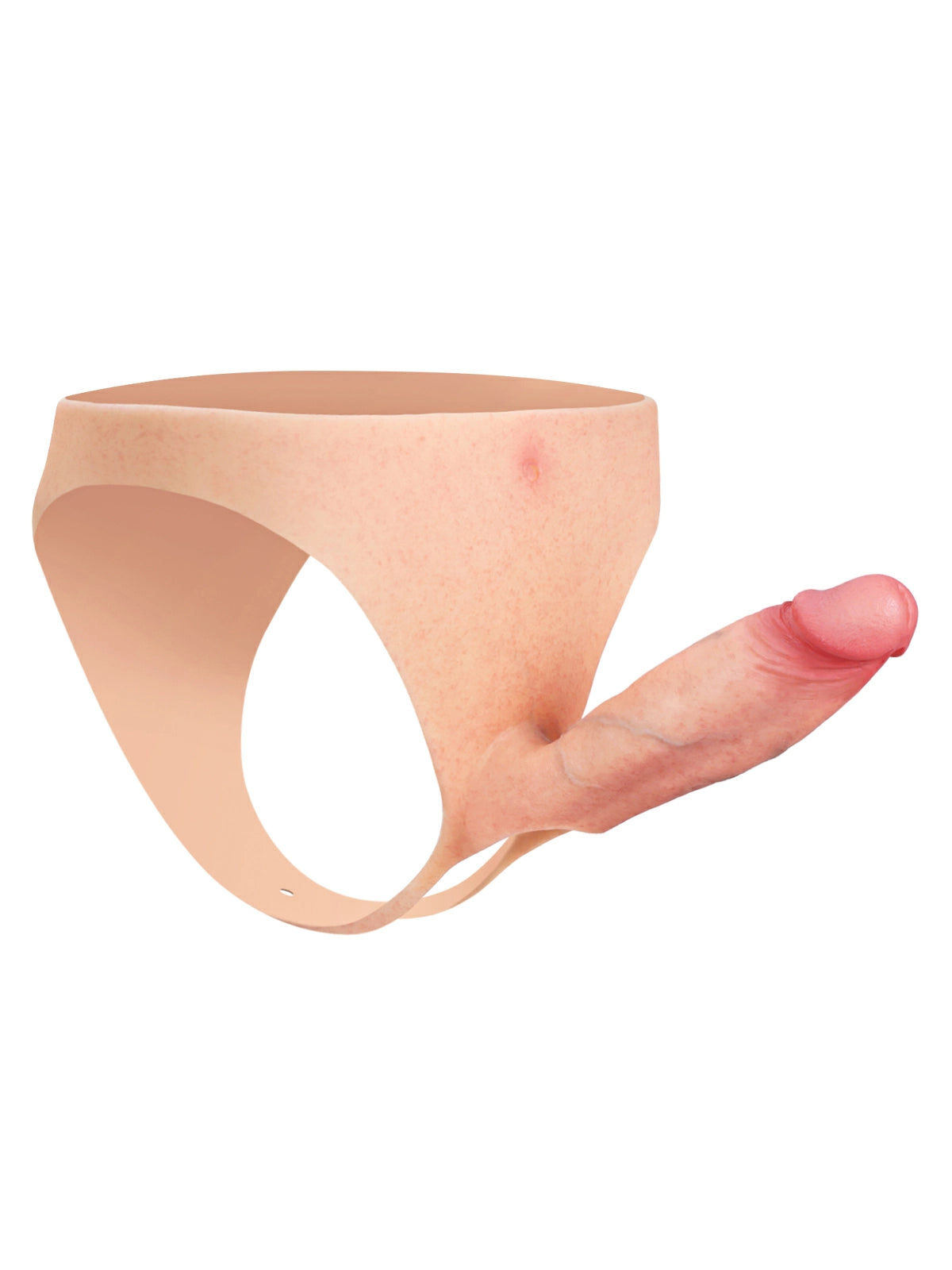 Lino | Hohler Umschnalldildo mit Harnröhrenwulst | 20 cm
