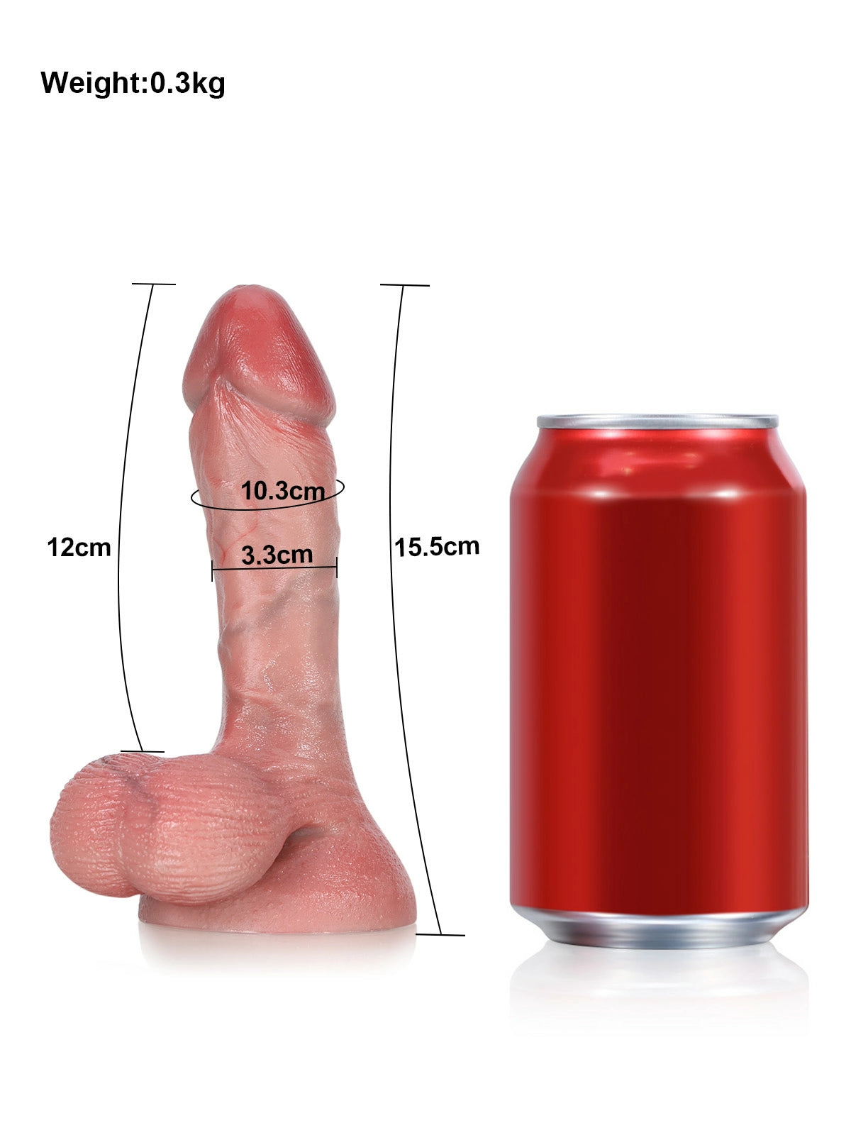 Nino | Kleiner realistischer Dildo für Einsteiger | 15.5 cm