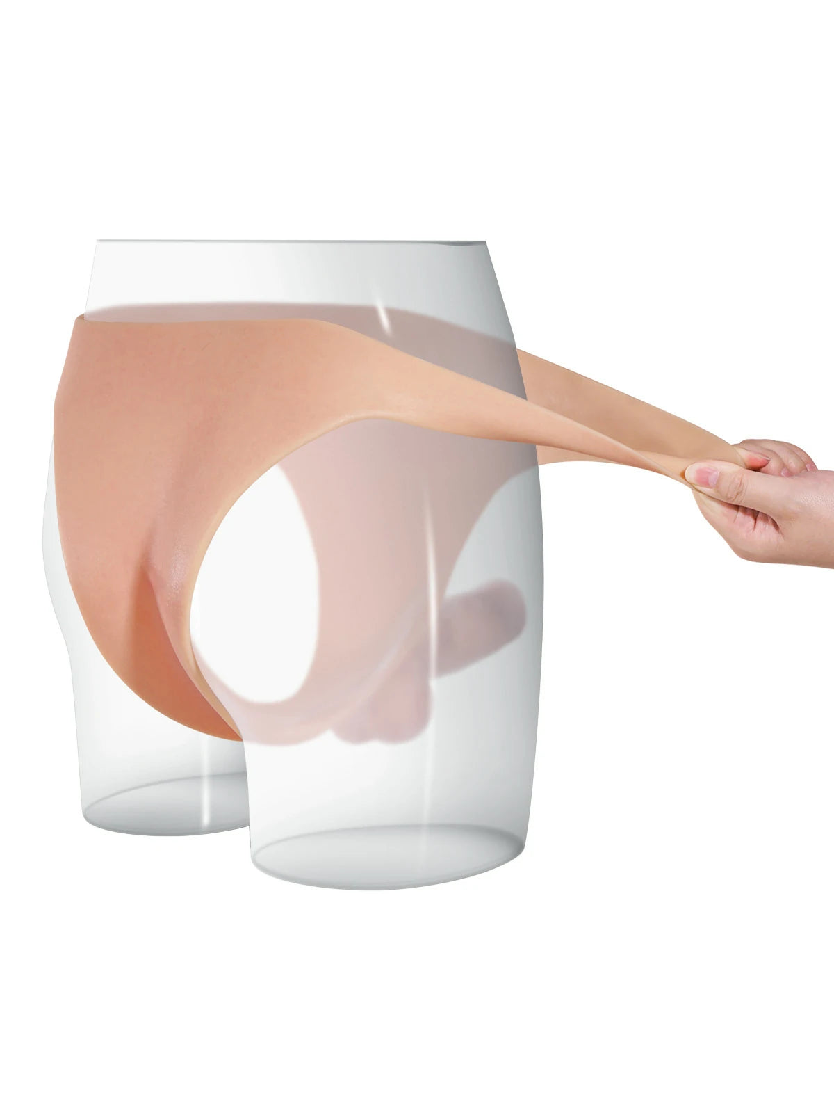 Noé | Kompakter Umschnalldildo mit festem Kern und Silikonslip | 15.2 cm