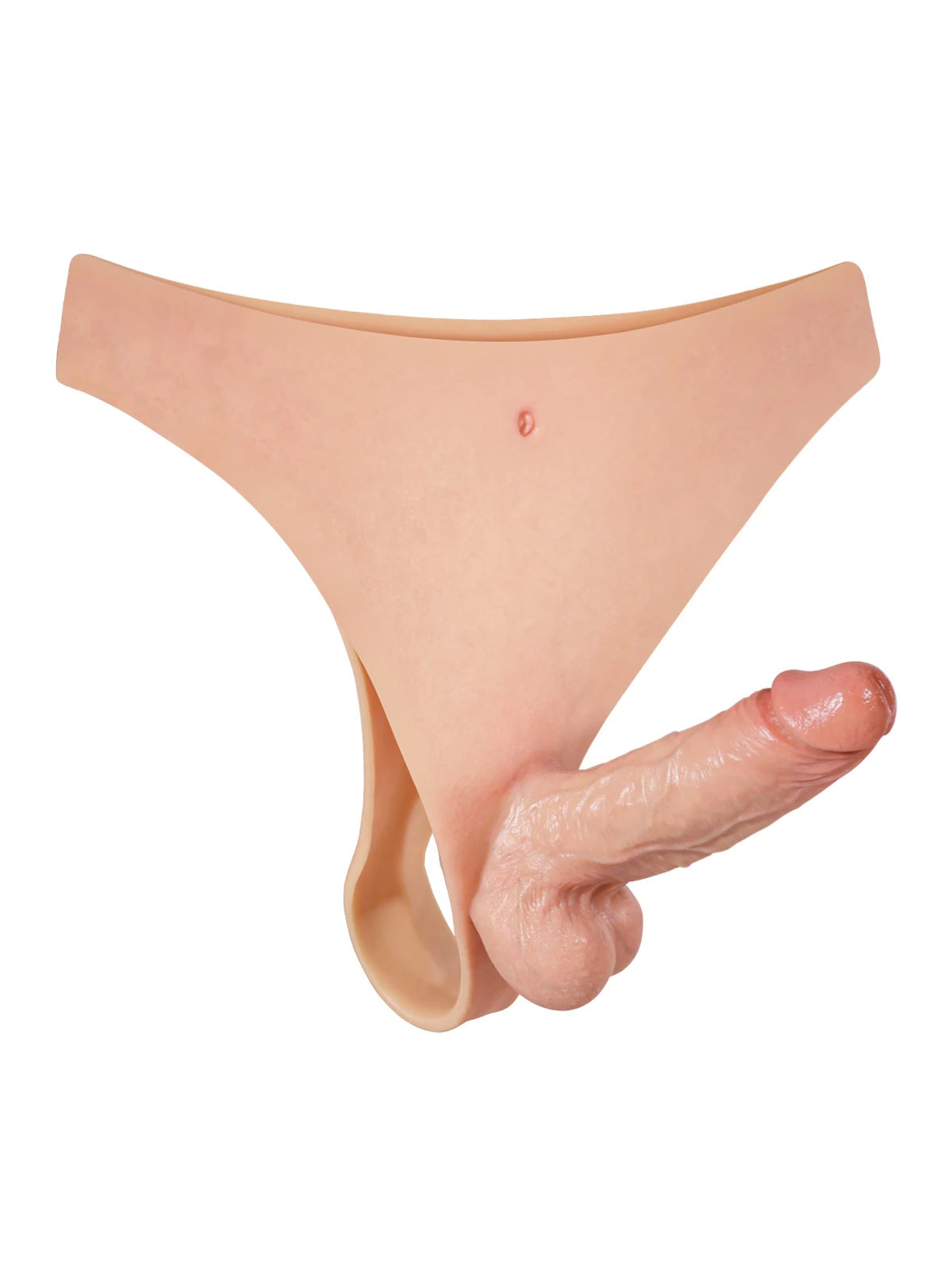 Noé | Kompakter Umschnalldildo mit festem Kern und Silikonslip | 15.2 cm