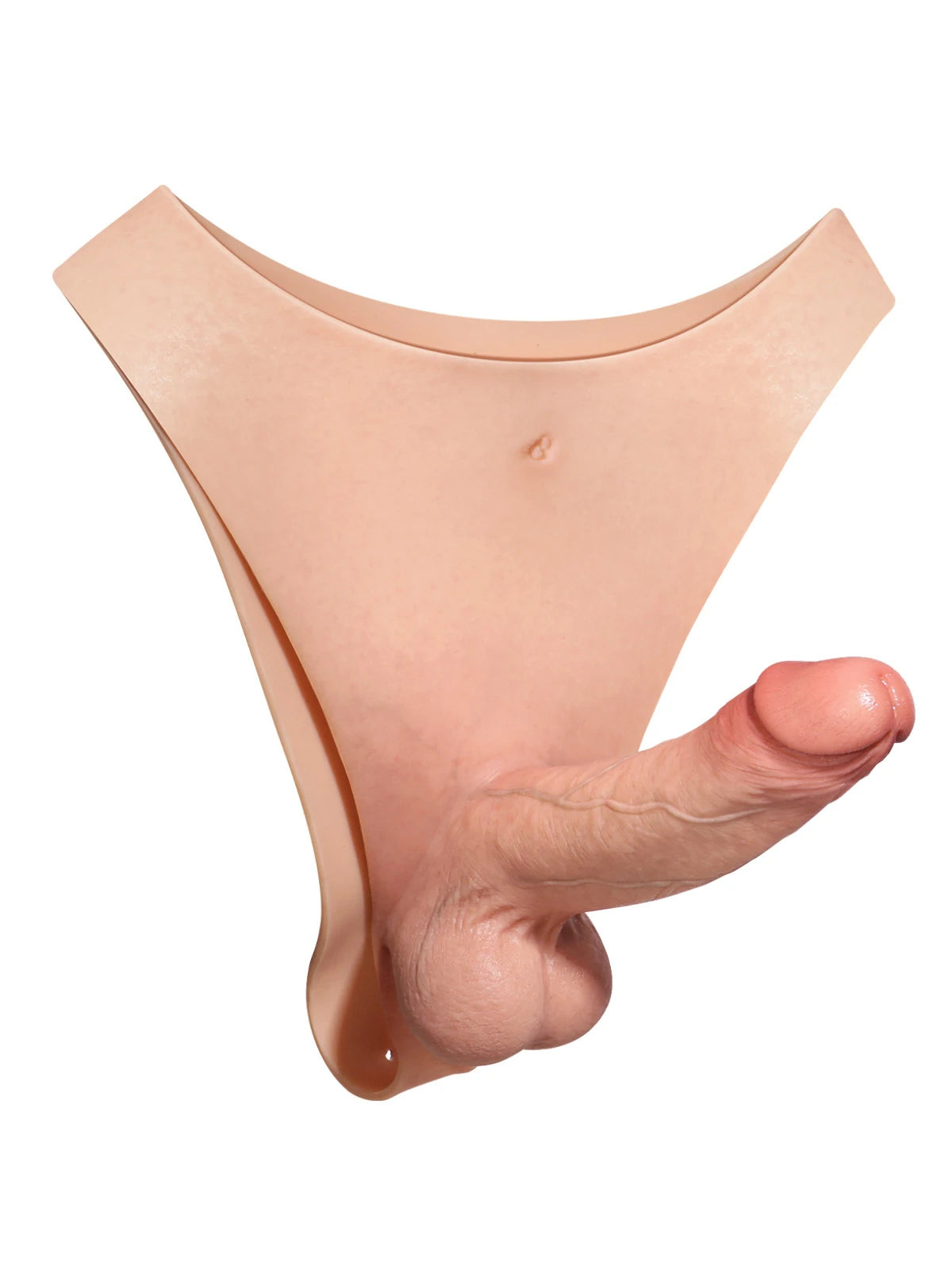 Rayan | Umschnalldildo mit Biegekern und Silikonslip | 17.3 cm