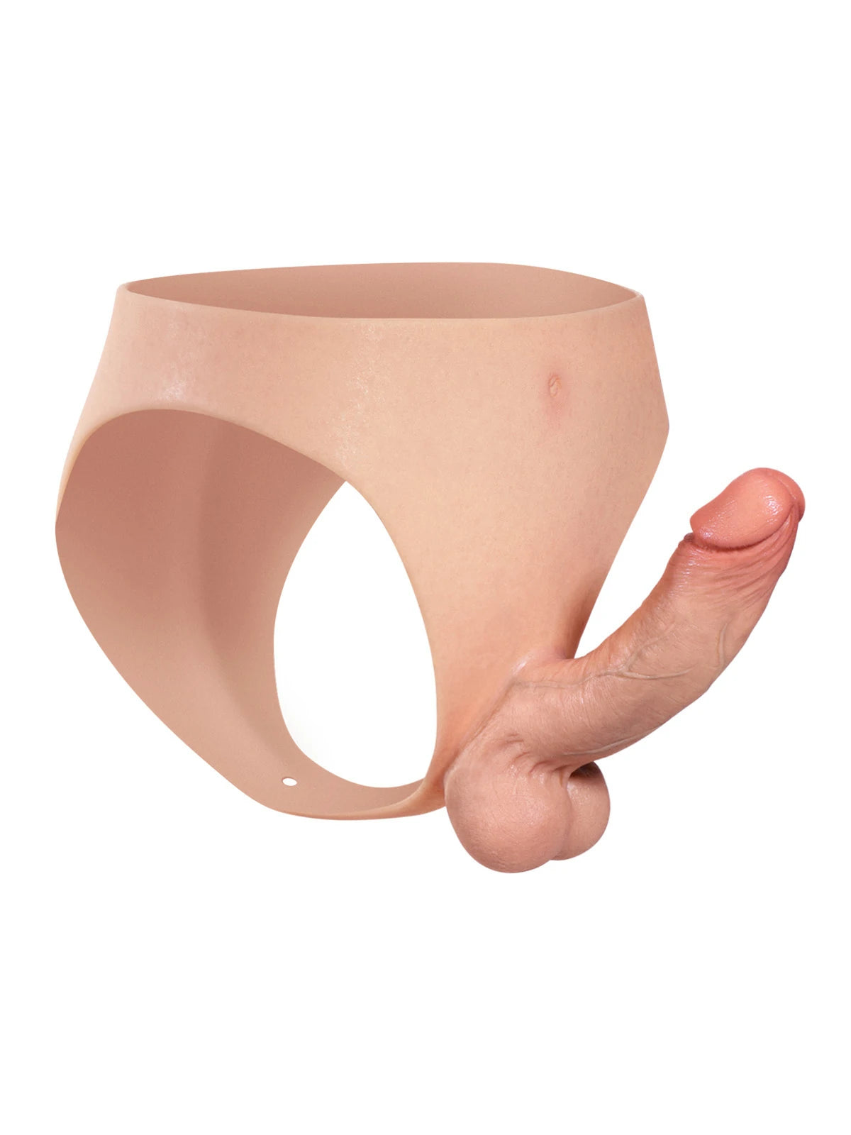 Rayan | Umschnalldildo mit Biegekern und Silikonslip | 17.3 cm
