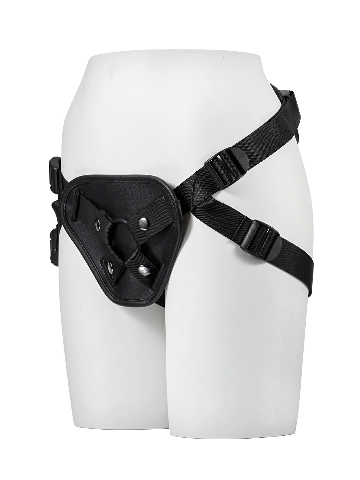Arno | Harness aus PU-Leder mit drei Ringgrössen, ohne Dildo