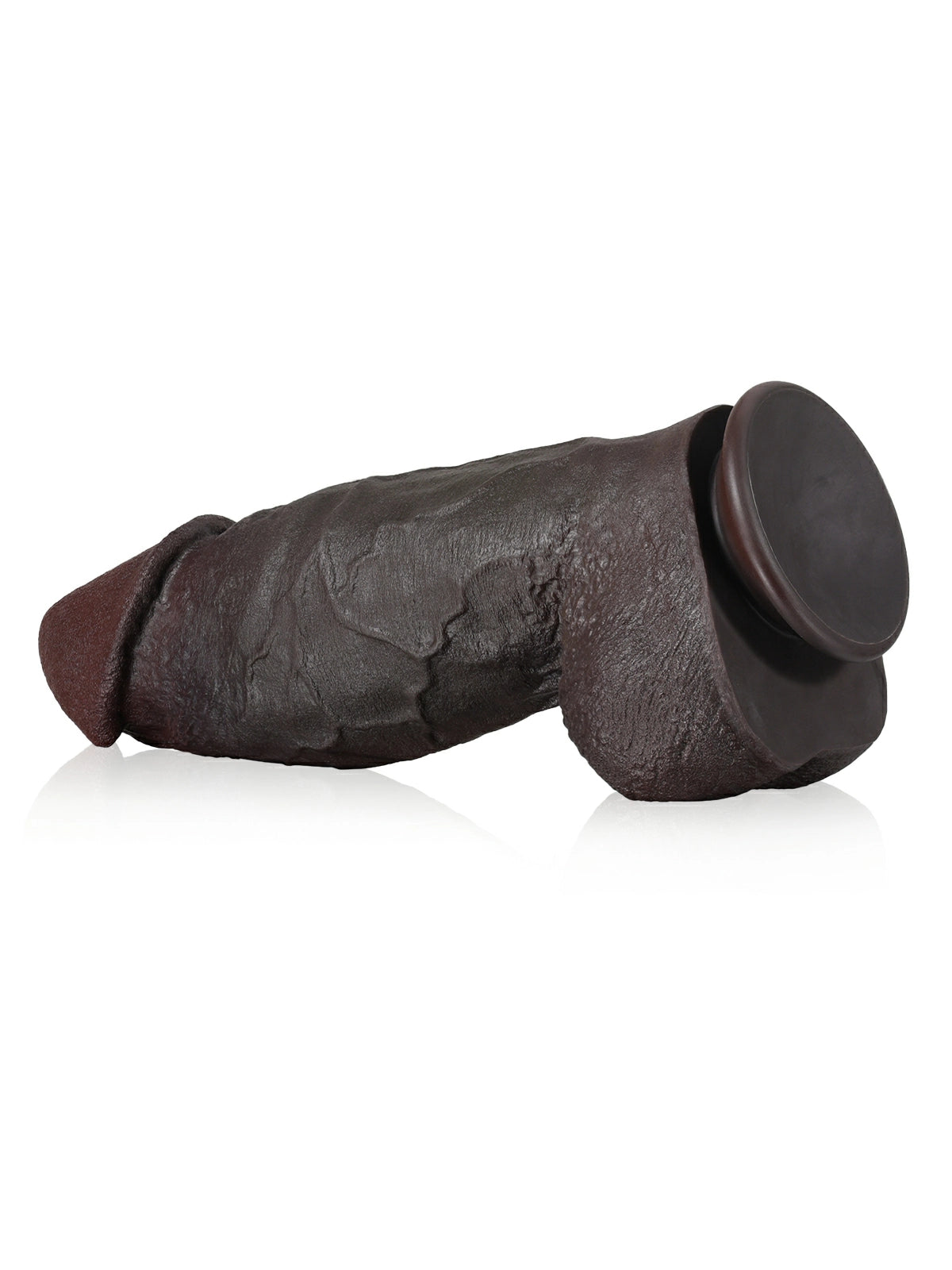 Darian | Schwarzer XL-Dildo mit progressiver Verdickung | 28 cm