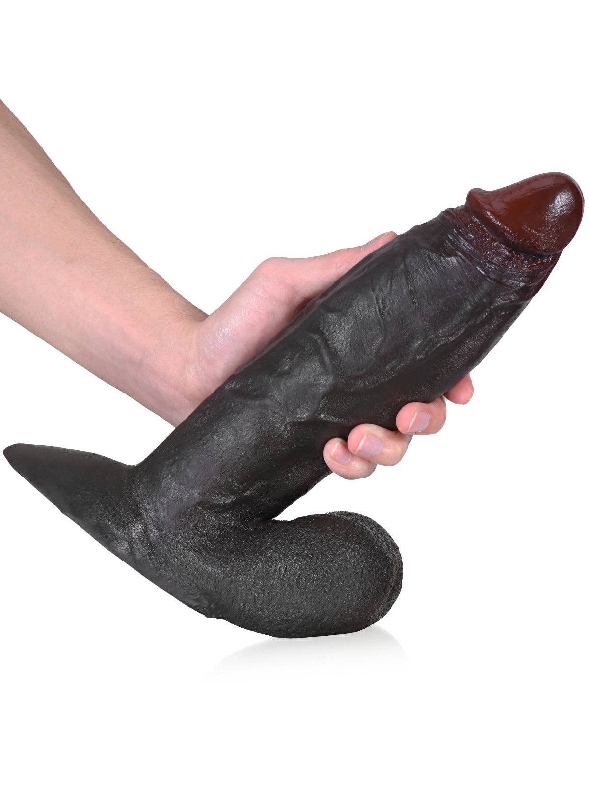 Diego | Dicker schwarzer Dildo Vac-U-Lock-kompatibel | 25.5 cm