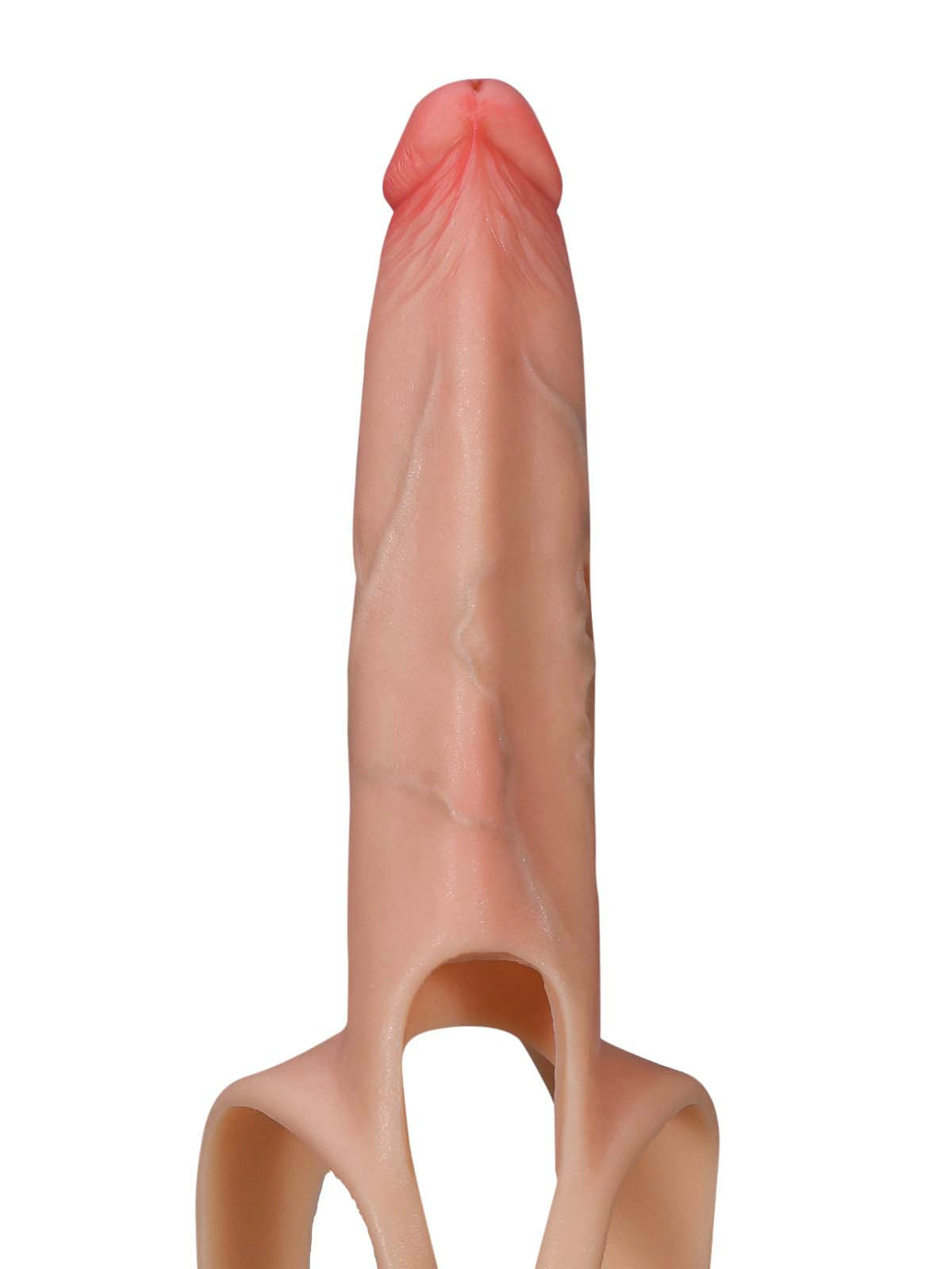 Leon | Hohler Umschnalldildo wahlweise weich oder fest | 19 cm