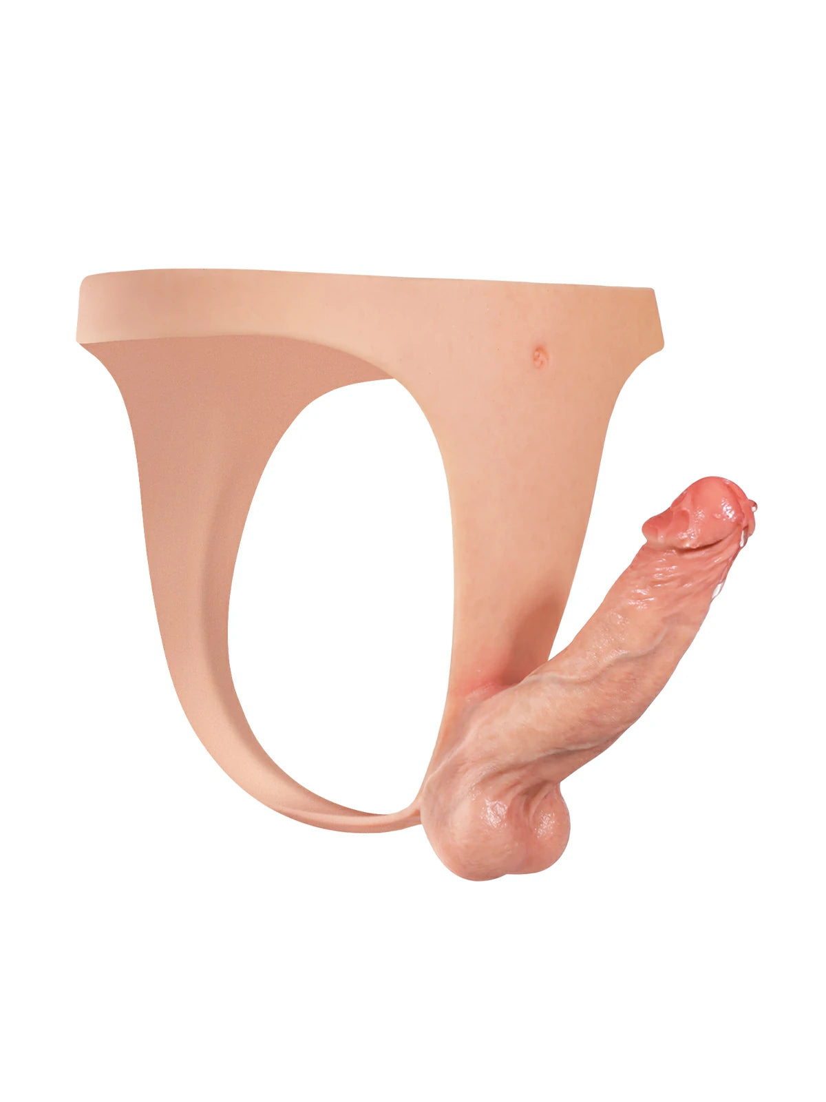 Nando | Leichter Umschnalldildo mit schmalem Silikonriemen | 16 cm