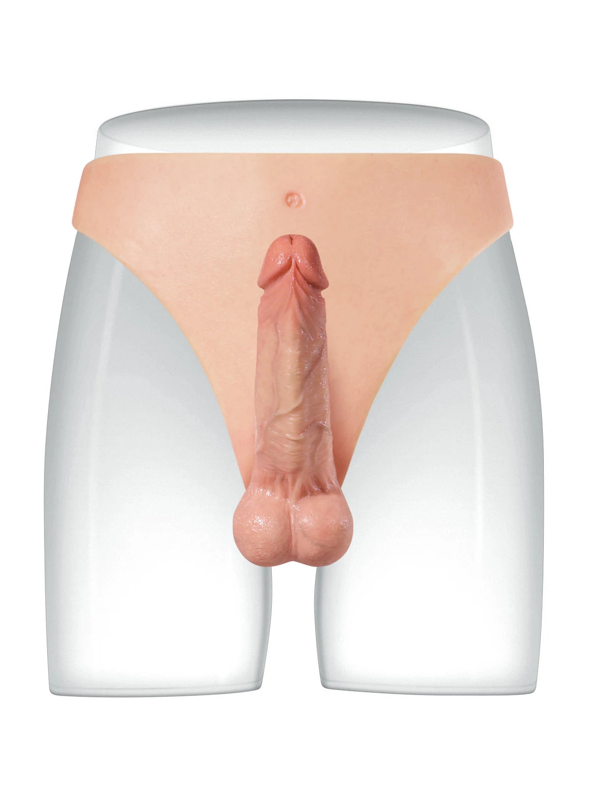 Noé | Kompakter Umschnalldildo mit festem Kern und Silikonslip | 15.2 cm