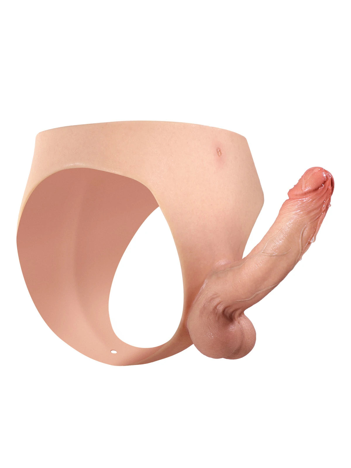 Rayan | Umschnalldildo mit Biegekern und Silikonslip | 17.3 cm