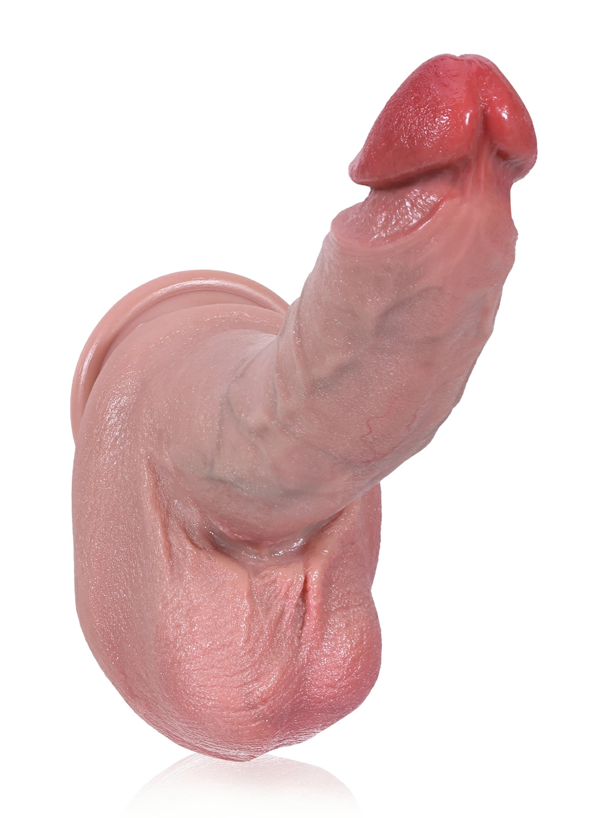 Silvan | Realistischer Dildo mit Harnröhrenwulst und grossem Saugnapf | 24 cm