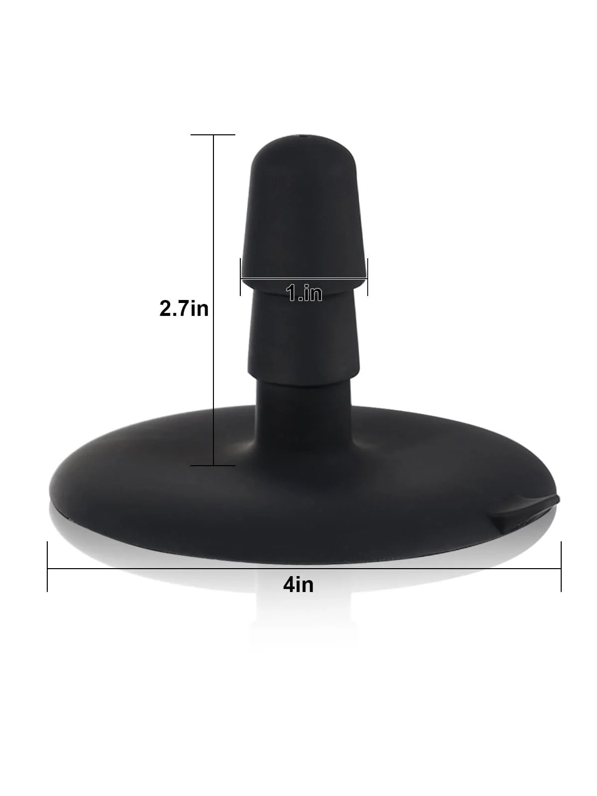 Diego | Dicker schwarzer Dildo Vac-U-Lock-kompatibel | 25.5 cm